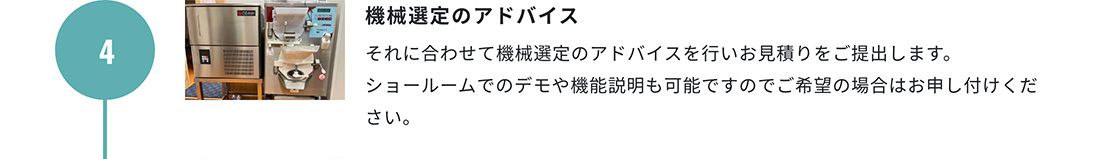 4.機械選定のアドバイス